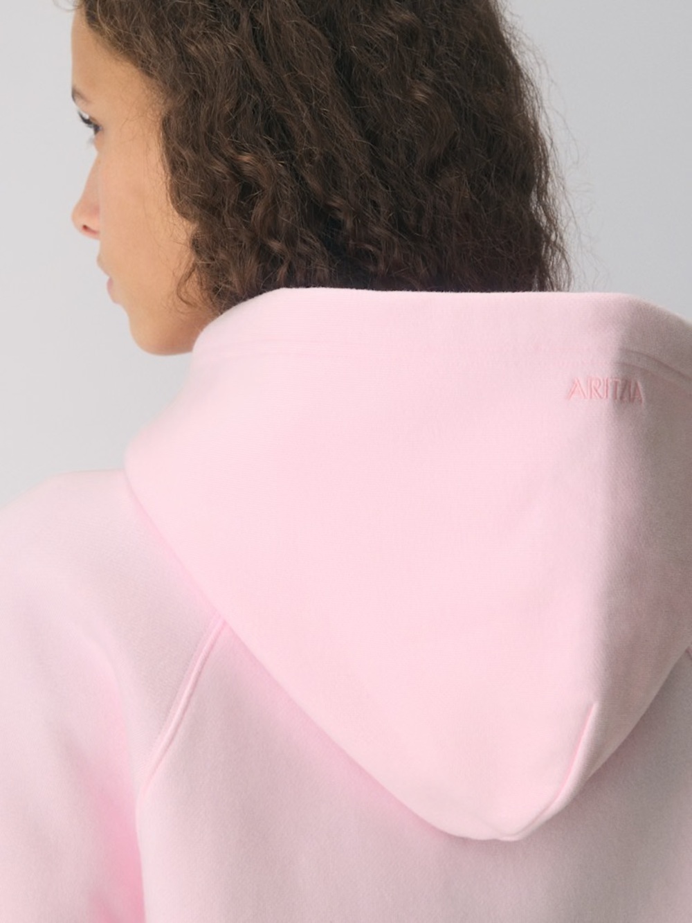 Aritzia Mega Fit hoodie in Villa Pink